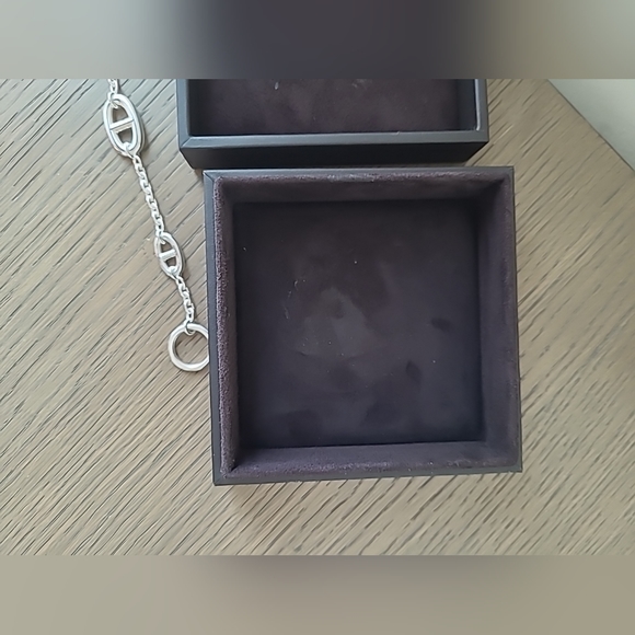 Hermes 2023 Sterling Silver Farandole Multi Chaine D'Ancre Bracelet 6.5 Inches - Picture 6 of 12